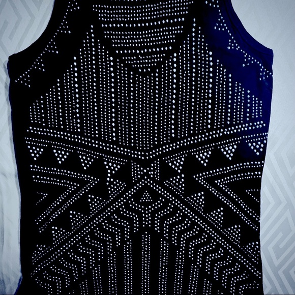 Dynamite black studded tank top XS - Picture 9 of 14